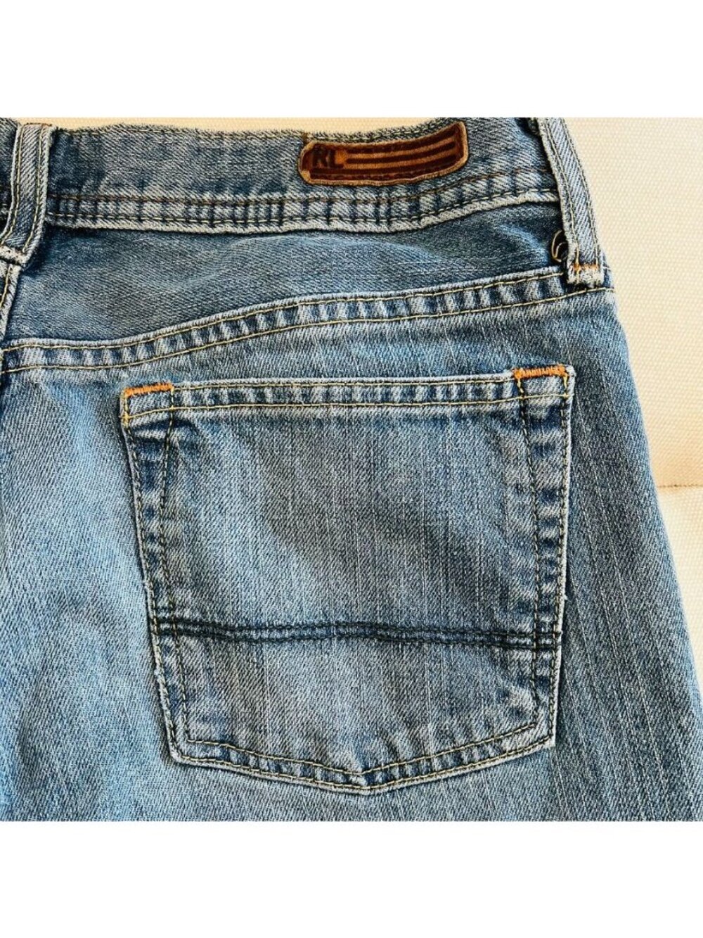 Vintage 90s Ralph Lauren Jeans Womens Sz 8 Kelly Low Rise Bootcut Stretch - Picture 9 of 13